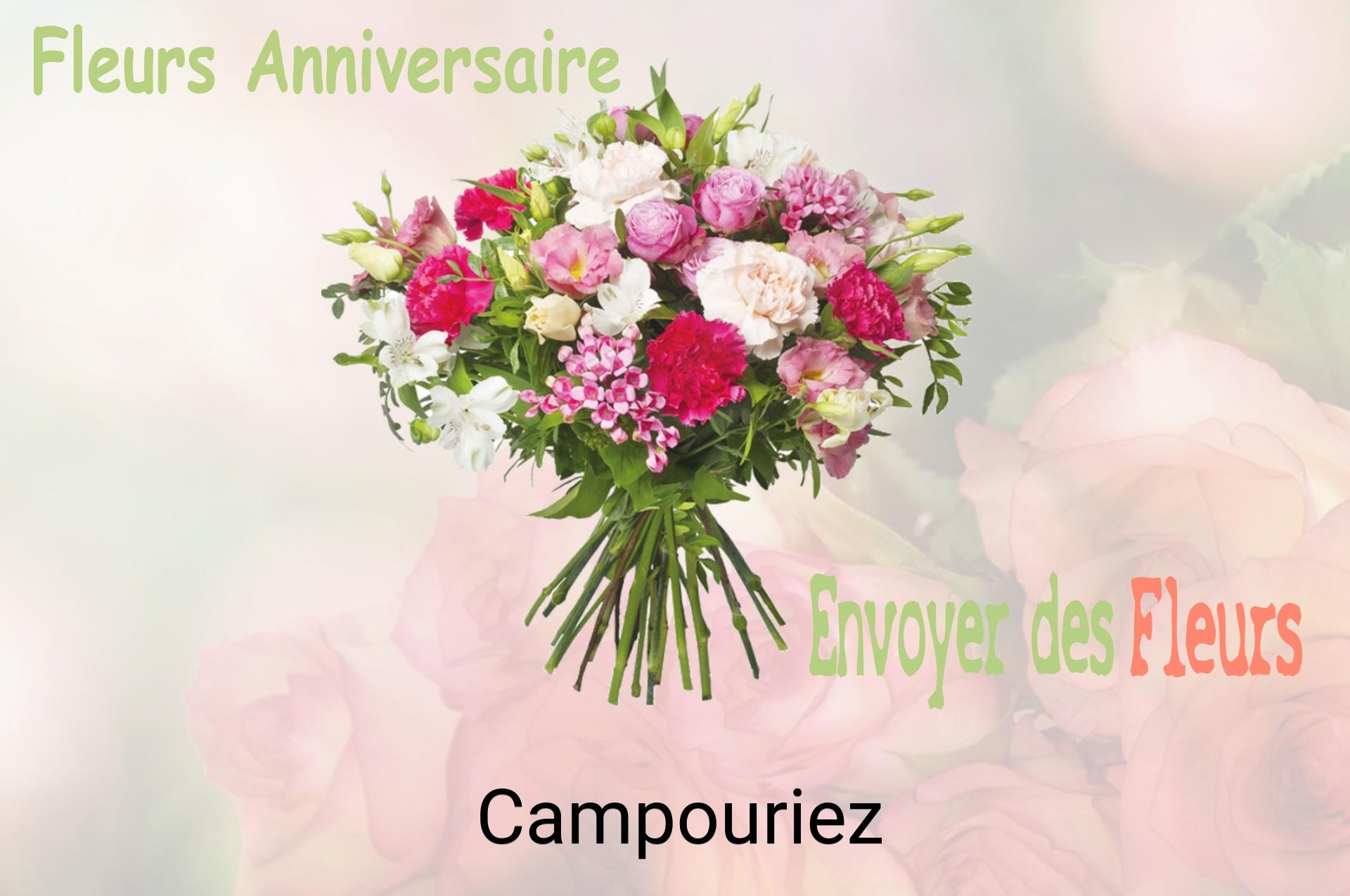 Bouquet de fleurs d’anniversaire livré à Campouriez
