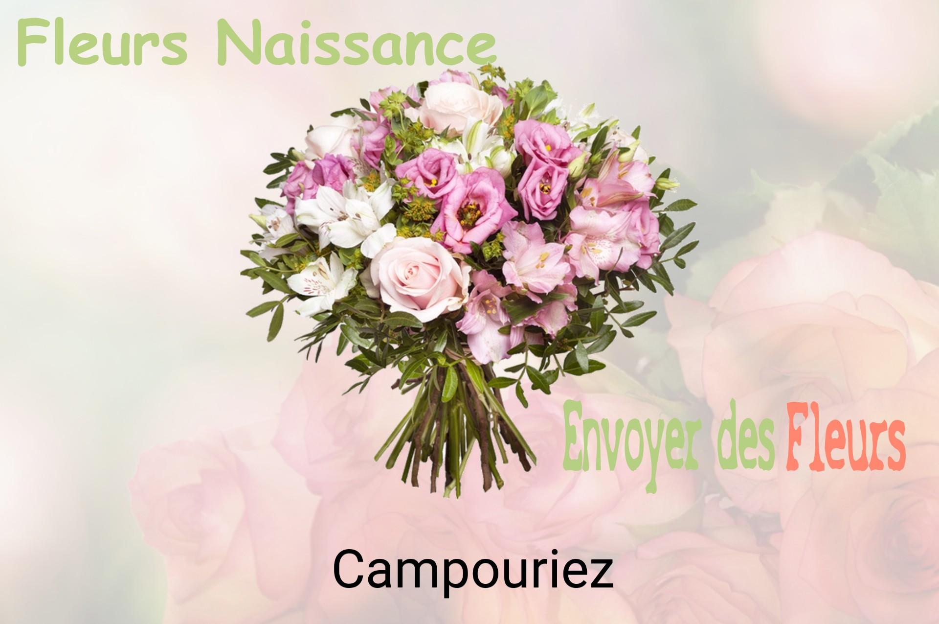 Bouquet de fleurs de naissance livré à Campouriez